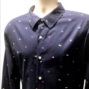(NAUTICA) Flag Button Down